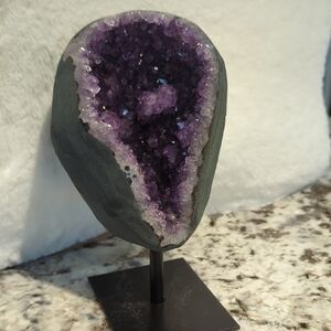 Amethyst Chrystal mineral display
